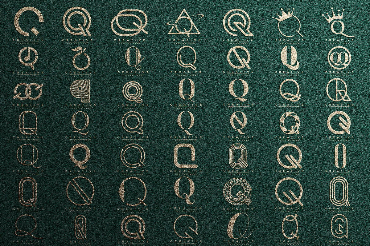 Letter Q Logo Bundle Monogram Set, a Branding & Logo Template by Pixel Design (Photo 3 of 5)
