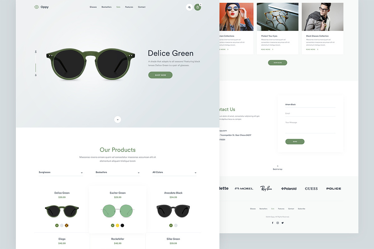 Oppy — Single Page PSD Template, a Landing Page Template by artemmashirov (Photo 2 of 3)