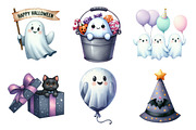Happy Halloween Collection Clipart, an Illustration by Daily.Designs (Thumbnail 2 of 5)