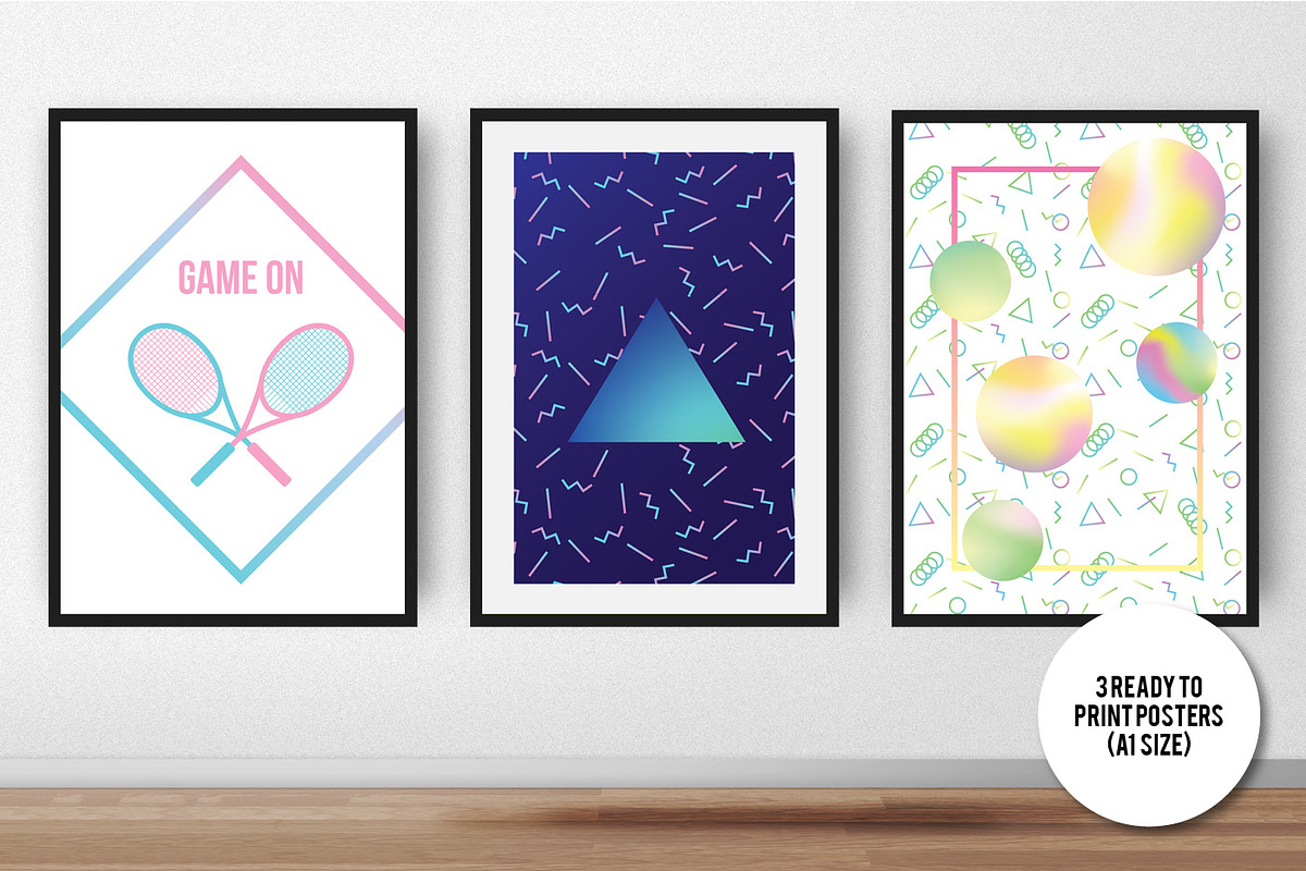 50% OFF! 80's Paradise Package, an Object Graphic by Anchors_and_Curves (Photo 7 of 9)
