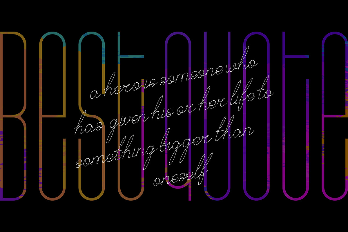 Herolon Font Duo, a Script Font by Lunarts Studio (Photo 5 of 7)