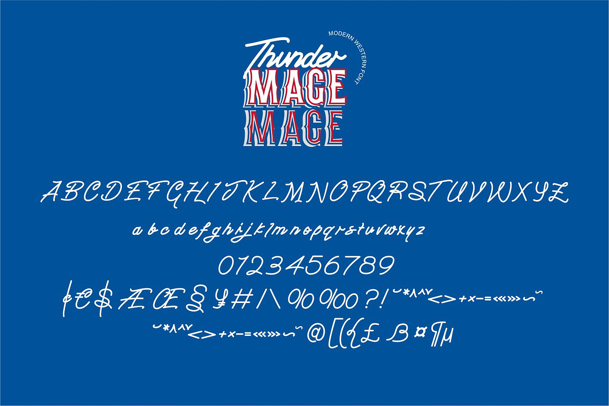 Thunder Mage Display Retro Font, a Symbol Font by WhymoreArt (Photo 9 of 12)