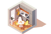 Vector isometric rooms, a Decorative Illustration by tele52 (Thumbnail 22 of 23)