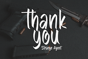 Strange Agent - Casual Brush, a Font by Dumadistyle (Thumbnail 6 of 6)
