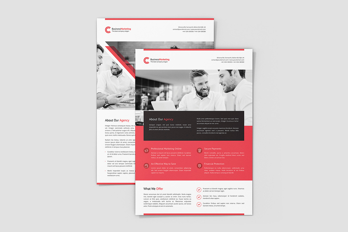 Business Marketing Flyer Template, a Flyer Template by artbart (Photo 3 of 8)