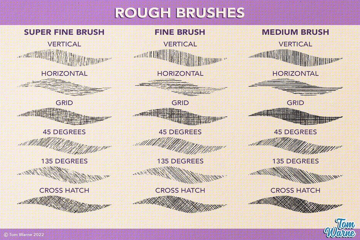 Shading Lines Affinity Brushpack, a Brush Add-On by TomWarne (Photo 8 of 25)