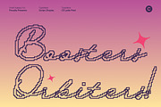 CS Lydia Pixel, a Script Font by Craft Supply Co. (Thumbnail 5 of 8)