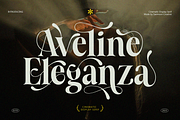 Aveline Eleganza, a Serif Font by saemoon creative (Thumbnail 1 of 13)