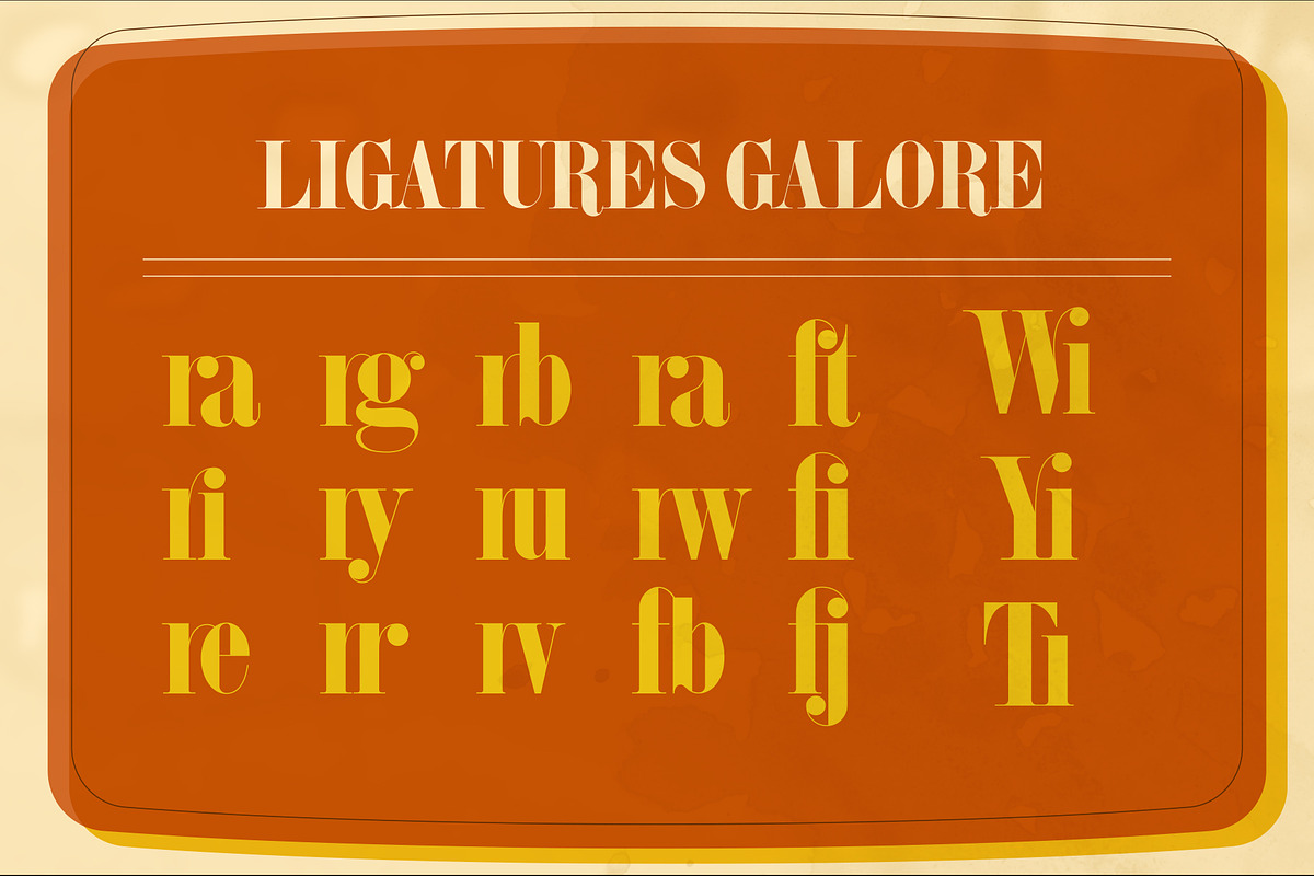 Thriftage Font + Extras, a Serif Font by Jordan Wilson (Photo 8 of 9)