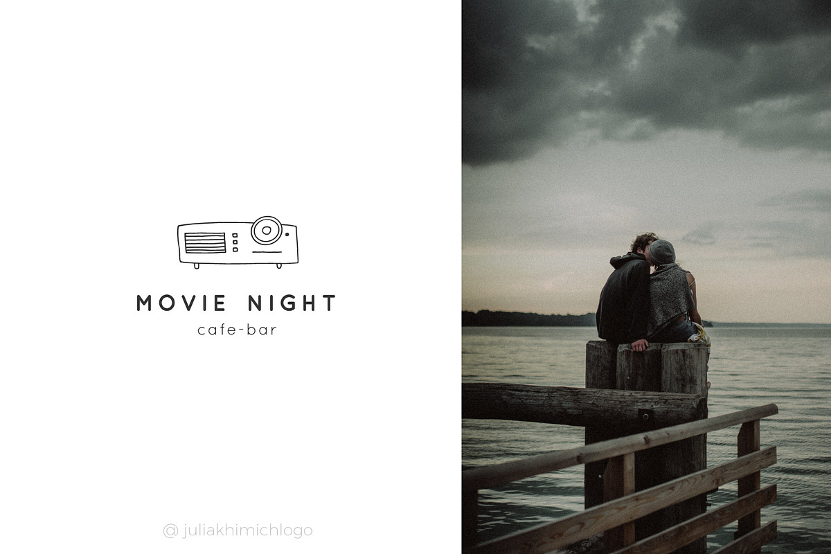 Logo Pack Volume 17. Cinema, a Branding & Logo Template by Mint Air Studio (Photo 13 of 21)