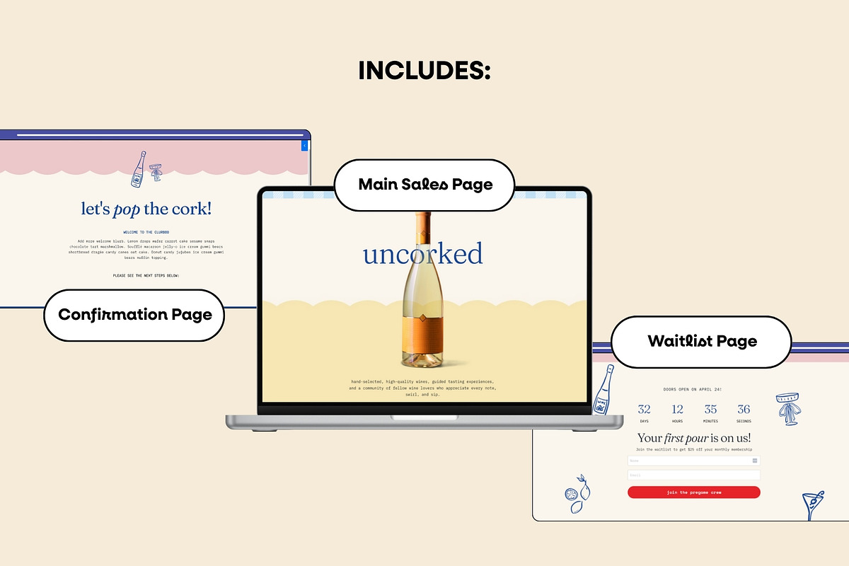 Florence Kajabi Sales Page Template, a Landing Page Template by Odd Creatives (Photo 3 of 6)
