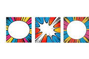POP ART STYLE FRAMES, a Background Graphic by SketchArtStudio (Thumbnail 3 of 3)