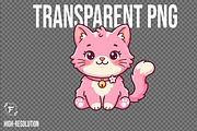 Cute Cat Clipart, an Animal Illustration by Forhadx5 (Thumbnail 2 of 8)