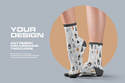 7 Mockups Medium Socks, a Bottom Mockup by Grow Design Craft Studio (Thumbnail 4 of 7)