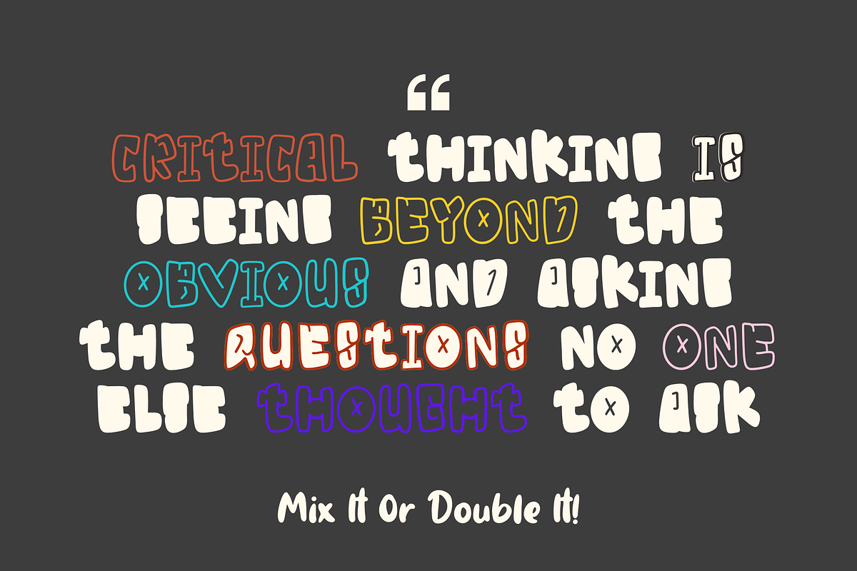 Funky Hollow, a Sans Serif Font by Dm Studio (Photo 2 of 11)
