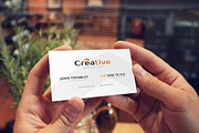 Creative - Modern 2 Color Card, a Business Card Template by KulStudio (Thumbnail 2 of 4)