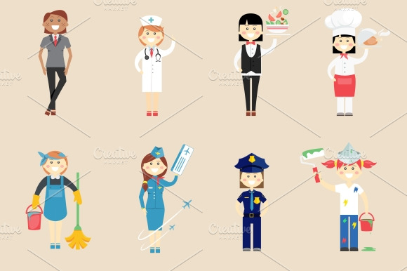 Girl Occupation Characters