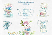 Cute Fluffy Tea Time, an Animal Illustration by Budogoshch (Thumbnail 6 of 15)
