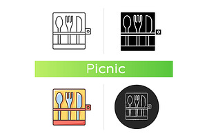 Picnic Cutlery Icon