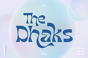 Dhaks - Unique Display Font, a Font by Ekahermawan (Thumbnail 1 of 12)