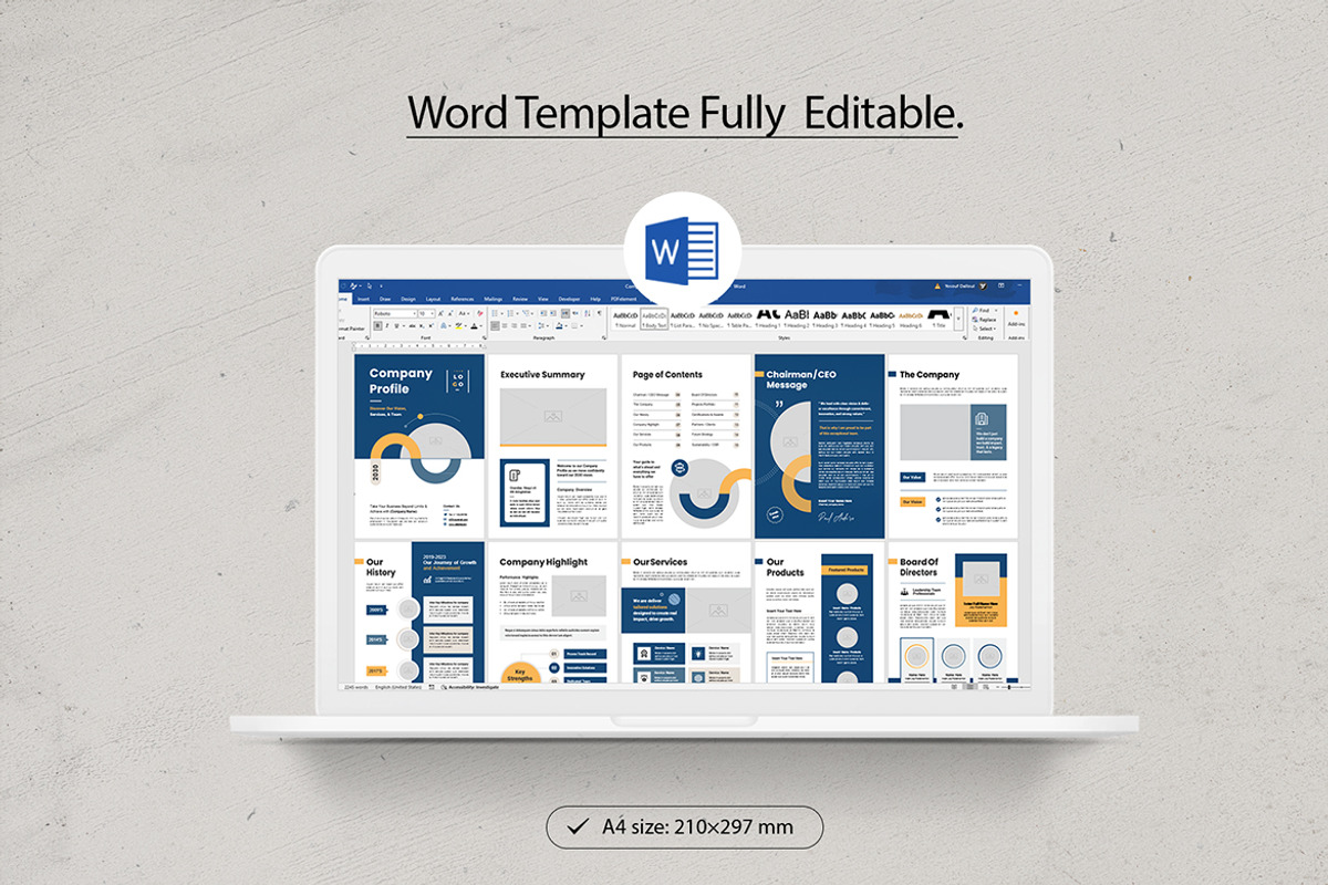 Company Profile | Corporate Brochure, a Brochure Template by Creativity-Design (Photo 6 of 6)