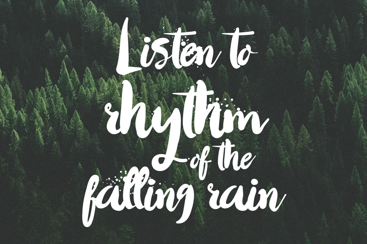 Petrichor Typeface preview 3