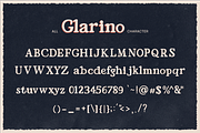 Glarino - Vintage Serif Font, a Serif Font by Pandeka Studio (Thumbnail 9 of 9)