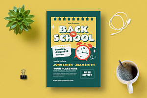 Back To School Flyer, a Flyer Template by lilyshop