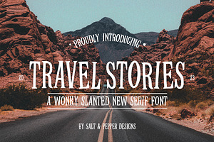 Travel Stories Font Duo