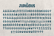 Judicious Bold and Fun Display Font, a Sans Serif Font by CreateBigSupply (Thumbnail 10 of 10)