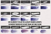 Watercolor Brushes For Procreate, a Brush Add-On by Nuclear Brushes (Thumbnail 10 of 10)