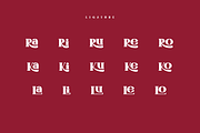 Sregko - Retro Ligatures Font, a Serif Font by Iqsiart Studio (Thumbnail 7 of 8)