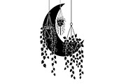 Hanging Moon with Plants Bundle, an Illustration by Designs_River (Thumbnail 9 of 31)