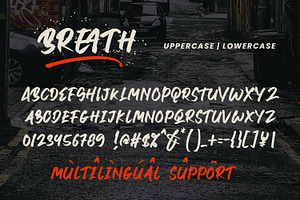 Breath - Brush Font