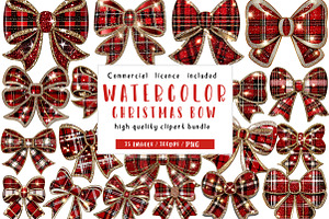 Glitter Christmas bow clipart, an Illustration by CreationArt