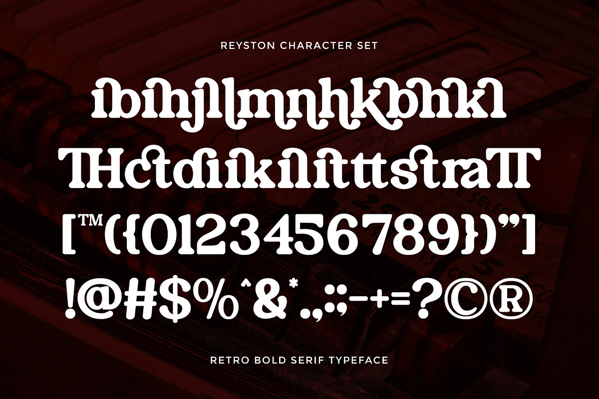 Reyston - Bold Retro Serif Font, a Serif Font by Flawless And Co (Photo 9 of 10)
