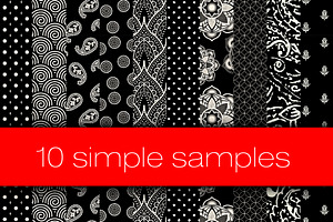 9 Seamless Patchworks 10 Samples