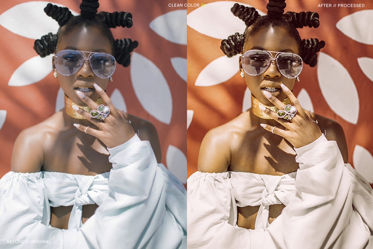 12 Clean Color Presets for Lightroom preview 3