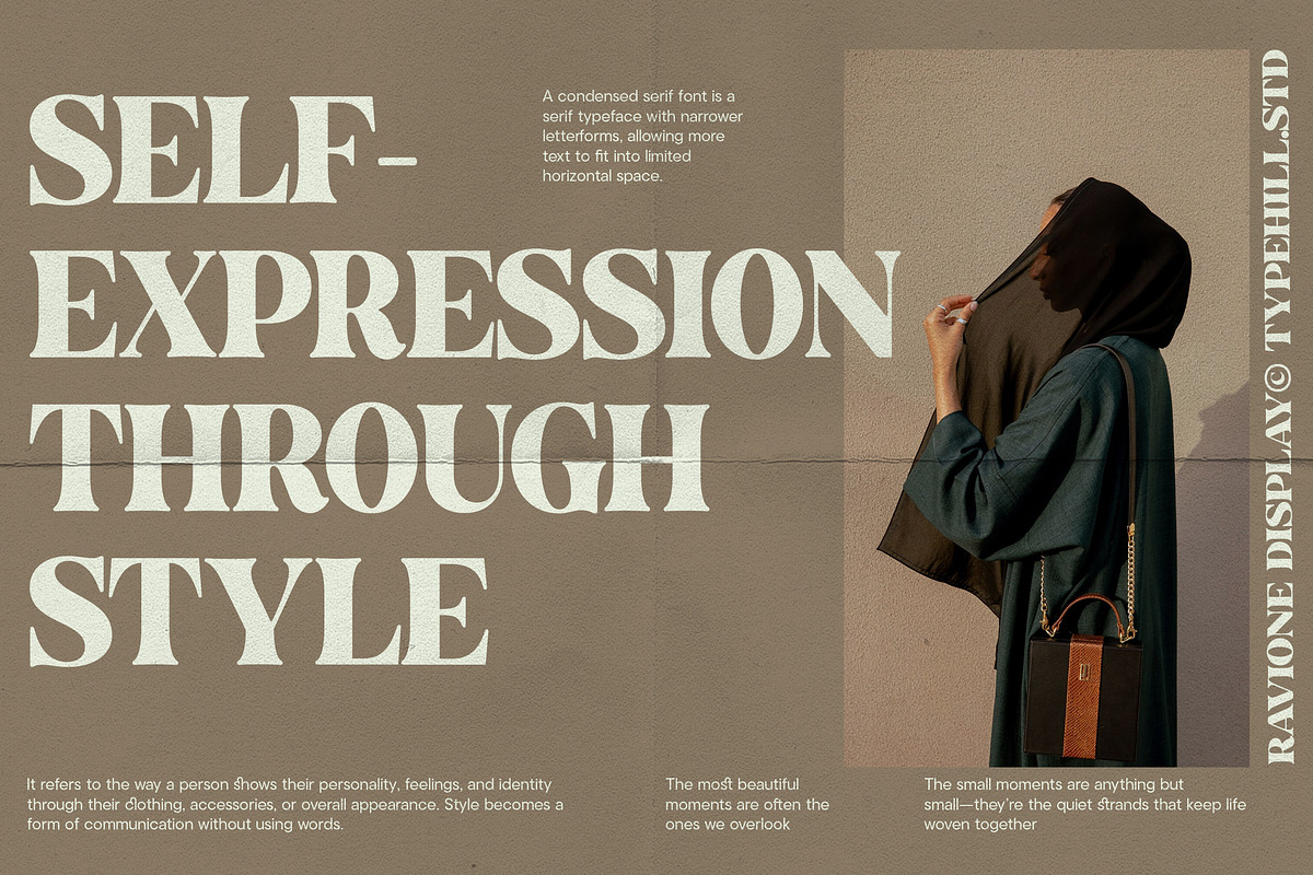 Ravione Display, a Serif Font by Typehill (Photo 4 of 11)