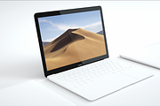 Apple Macbook Mockup 5K, a Mac Mockup by Iamjaydesign (Thumbnail 5 of 6)