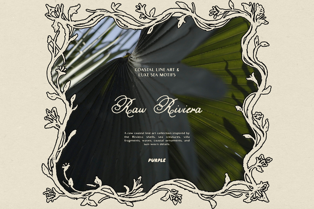 Raw Riviera: Coastal Line Art, an Object Illustration by Purple (Photo 13 of 16)