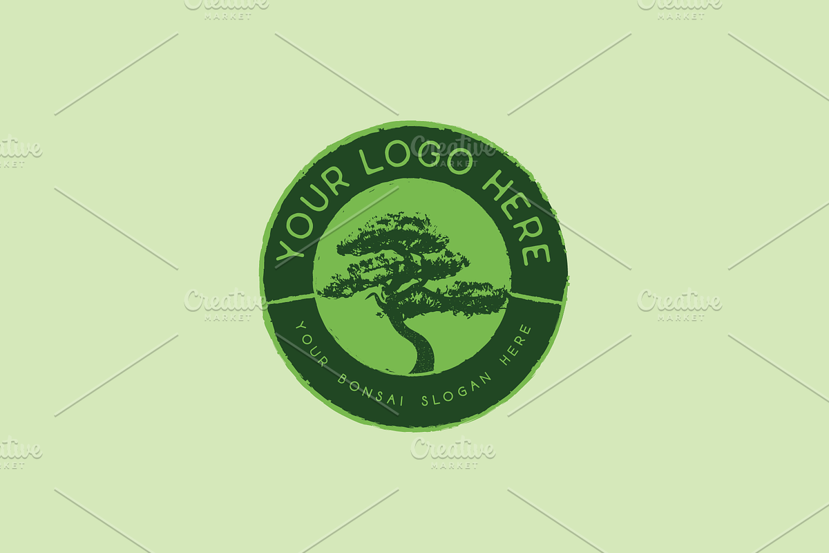 Bonsai Tree Logo Template, a Branding & Logo Template by MerdeneDesignStudio (Photo 2 of 4)