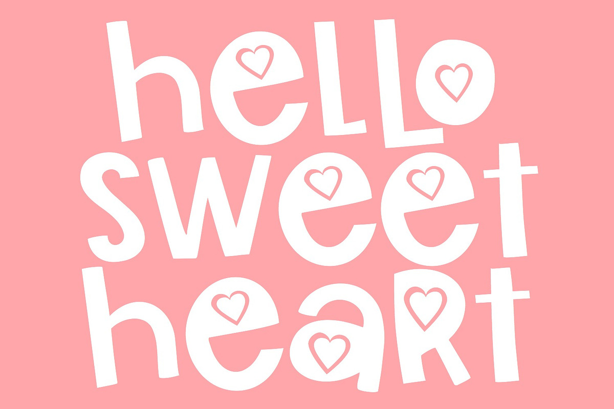 Totes Adorbs Font preview 3