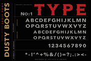 DUSTY BOOTS - Serif font, a Serif Font by Artistic & Unique (Thumbnail 5 of 8)