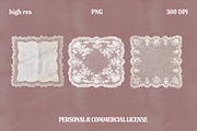 Vintage Fabric Doilies Bundle PNG, an Object Graphic by Marie T (Thumbnail 21 of 24)