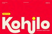 Kohilo Modern Sans Serif Font, a Sans Serif Font by Rasio Studio (Thumbnail 1 of 8)