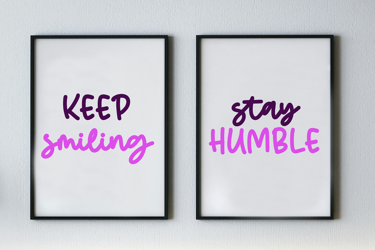 Cute Oneself, a Handwritten Font by yumnatype (Photo 7 of 10)