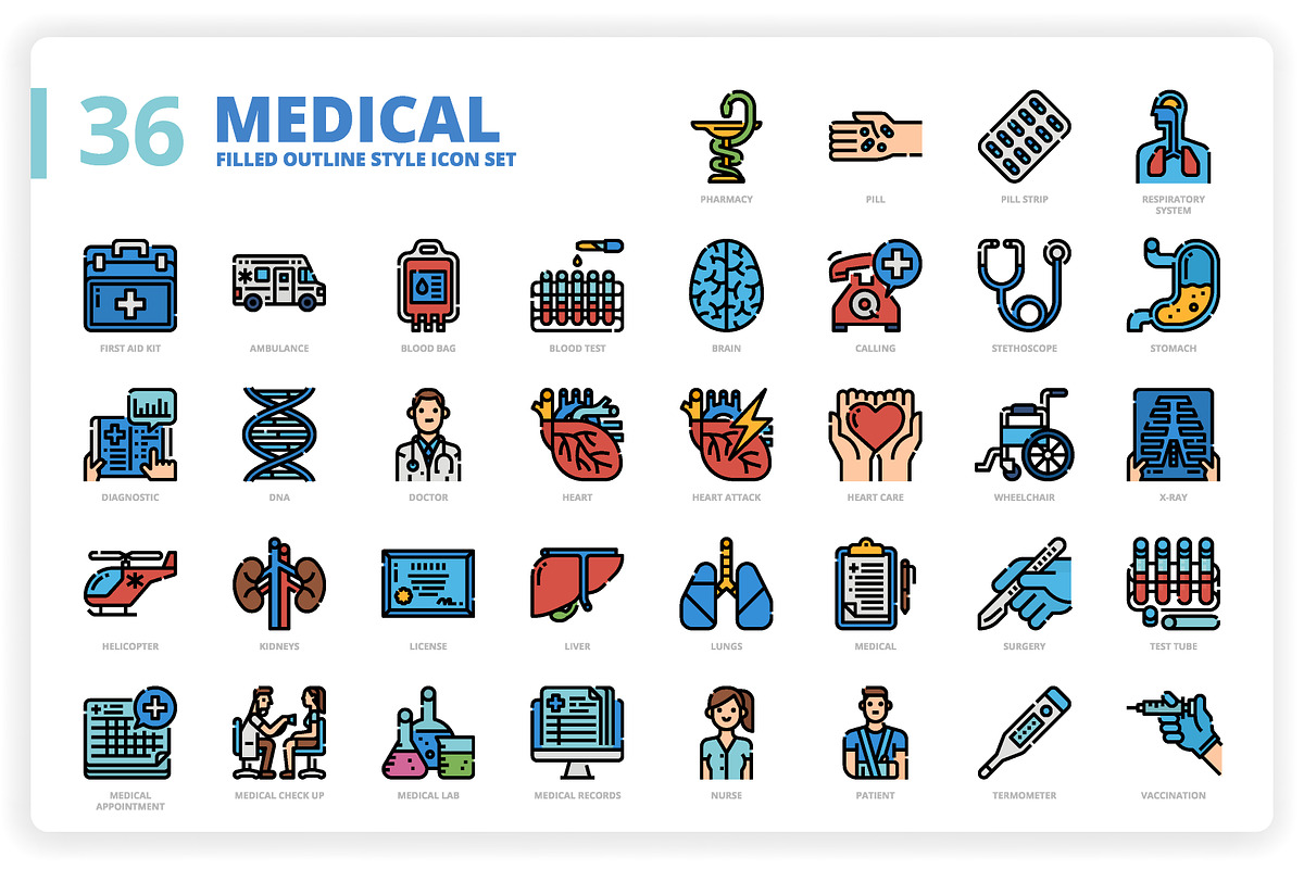 3,600 Icons x3 Styles, an Outline Icon by monkik (Photo 204 of 299)