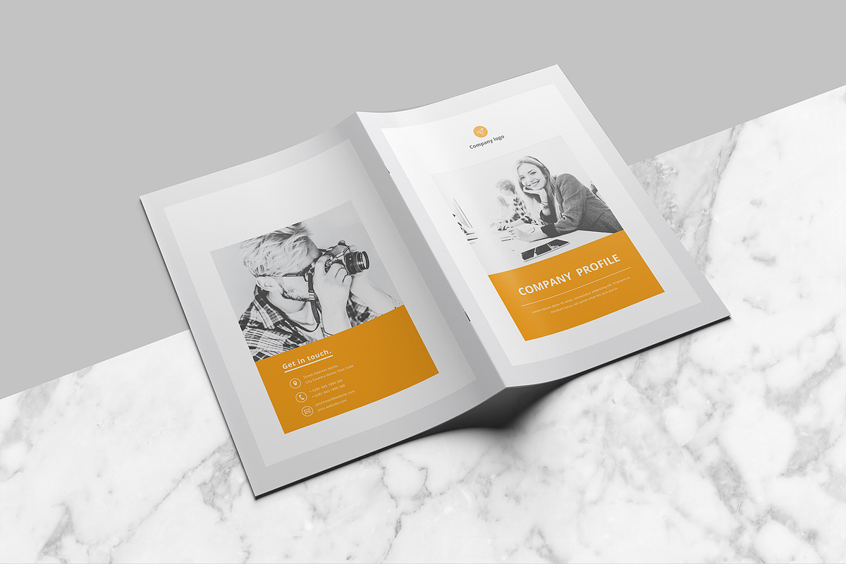 Company profile, a Brochure Template by Tanber Hossen (Photo 13 of 13)