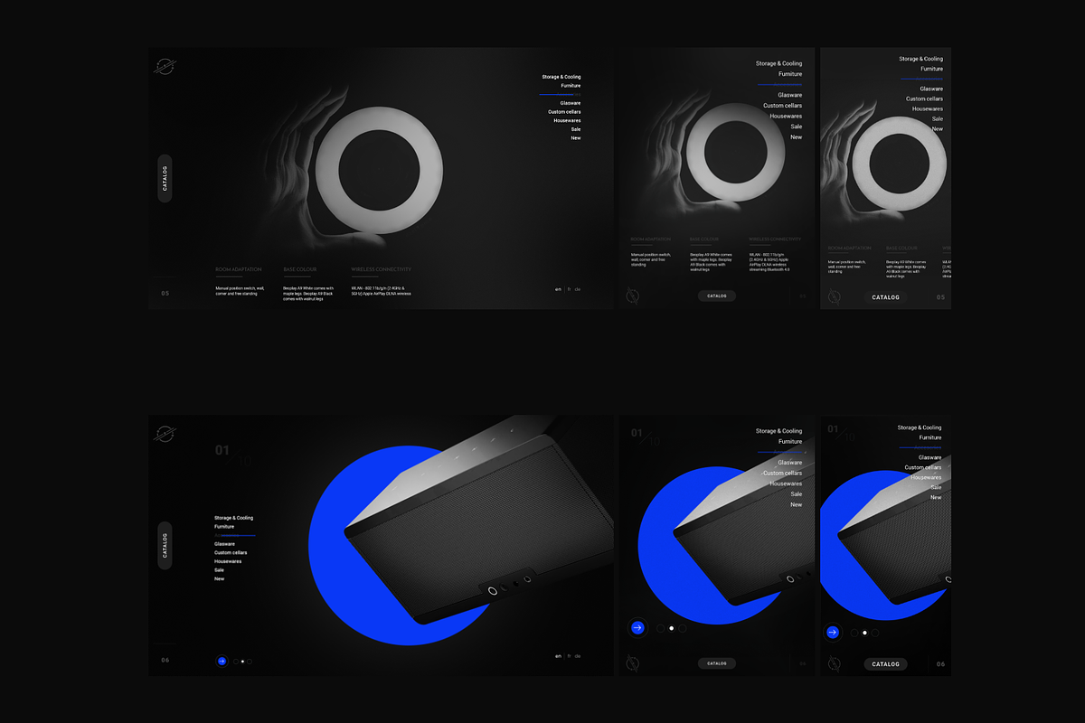 Black & Blue (Dark UI KIT), an UI Kit Template by Filip Korzycki (Photo 6 of 8)